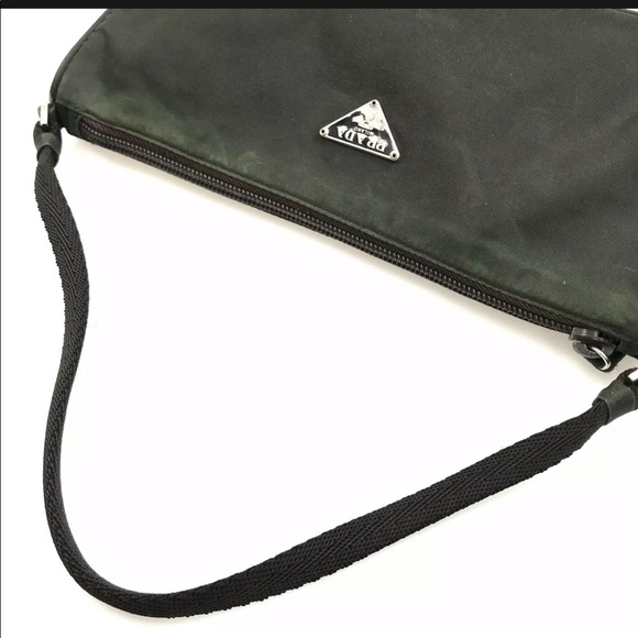Prada Dark Green Nylon Tessuto Mini Bag! - Picture 10 of 14